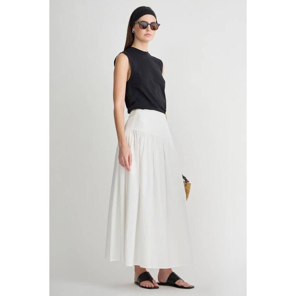 Apiece Apart Angeli Maxi Skirt in Cream 0 - Picture 2 of 3